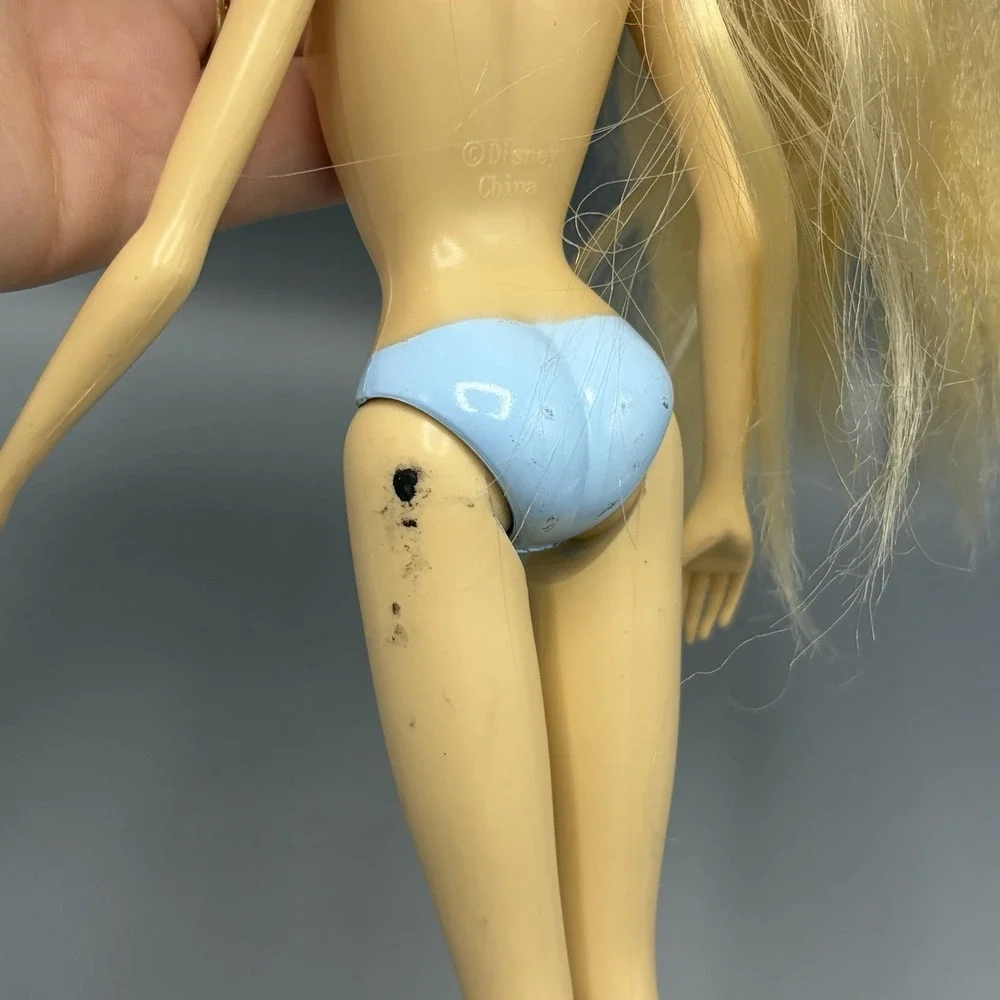Disney Store Disney Fairies Rani Doll Tinkerbell Water Fairy Blonde Flawed Nude